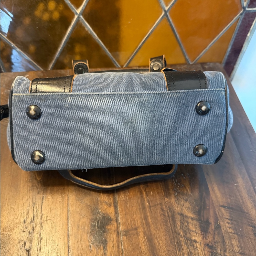 Vintage 90’s Diesel Canvas & Leather Mini Bag - Picture 11 of 12